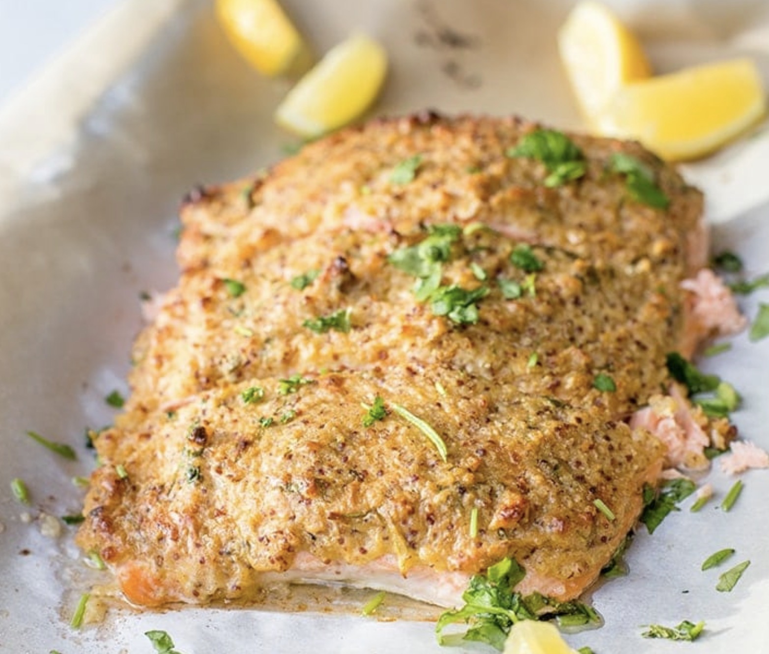 🍯🐟 Dijon-Crusted Salmon